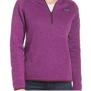 Patagonia Better Sweater Quarter-Zip Fleece Pullover size Large.